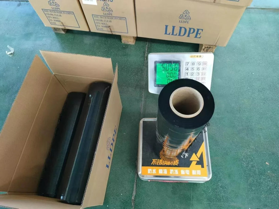 Film Plastico Negro De Embalaje Alusa Industrial Mudanza 5kg