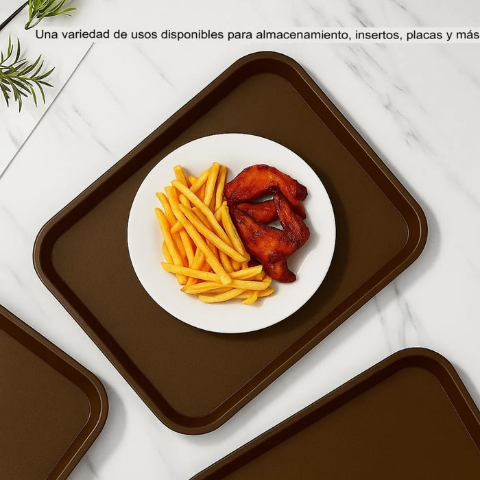 Bandeja De Servicio Restaurante Rectangular 45x35 Multiuso