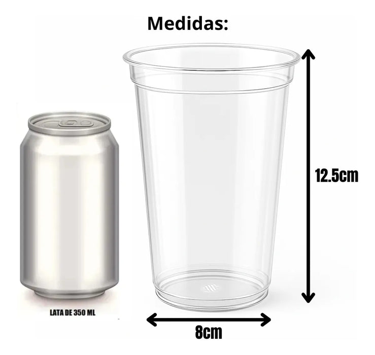 X5 Vasos Cervecero Plastico Acrilico Vaso Reutilizable 350ml
