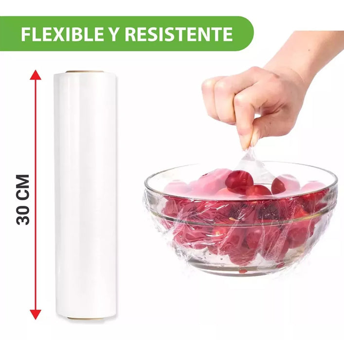 Papel Alusa Film Plastico Transparente Cocina