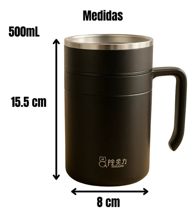 Termo Botella De Agua Caliente Acero Inoxidable Termos 500ml