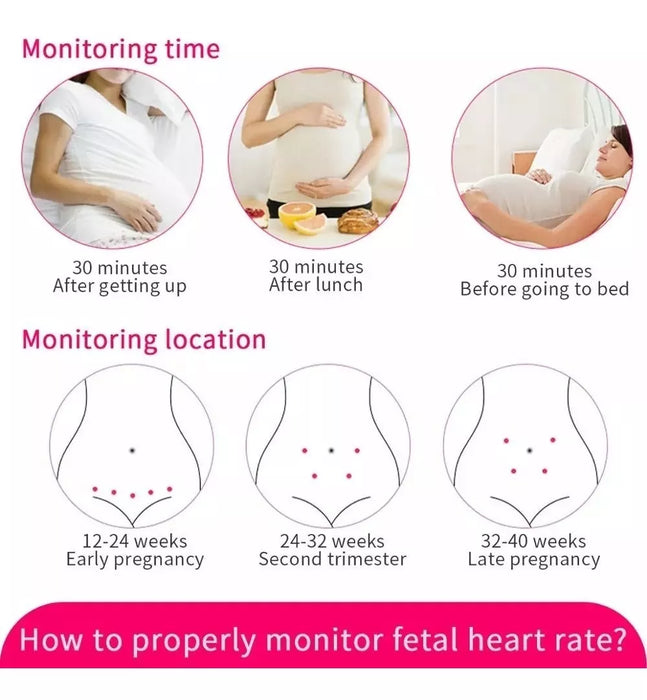 -+ Doppler Monitor Cardiaco Fetal Doppler Fetal