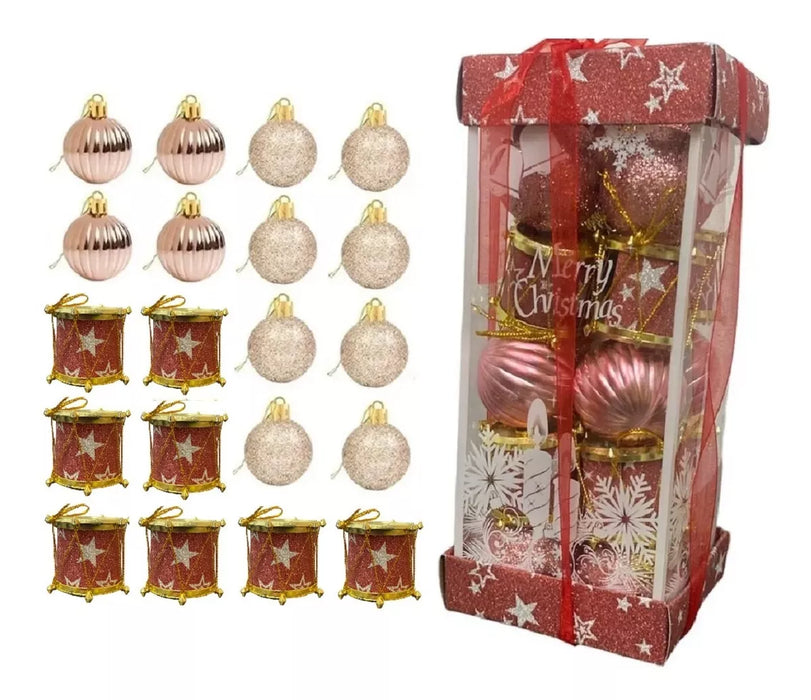 Esferas Navidad Decorativa Adorno Navideño Bambalina Arbol