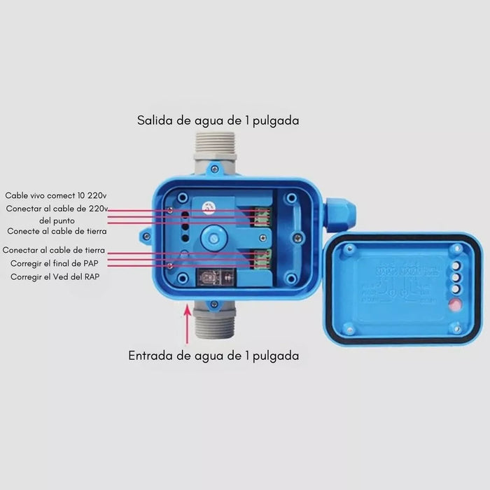 Controlador Para Bomba Agua Prension Electronico Automatico