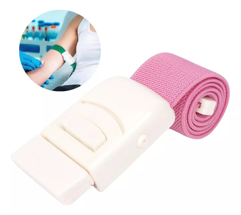 Torniquete Con Broche Ligadura Para Toma De Muestra Elastico