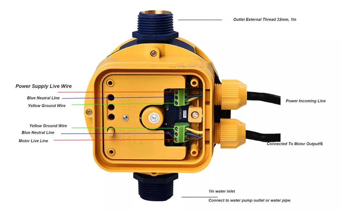 Controlador De Presion Bombas Electrico Control Automatico