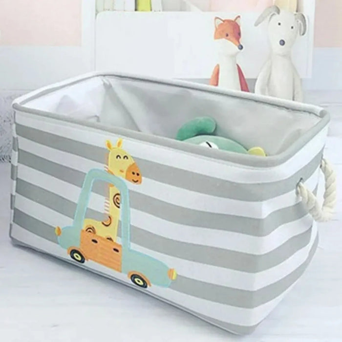Cesta De Lavandería Plegable Infantil Canasto Ropa 21x41 Cm