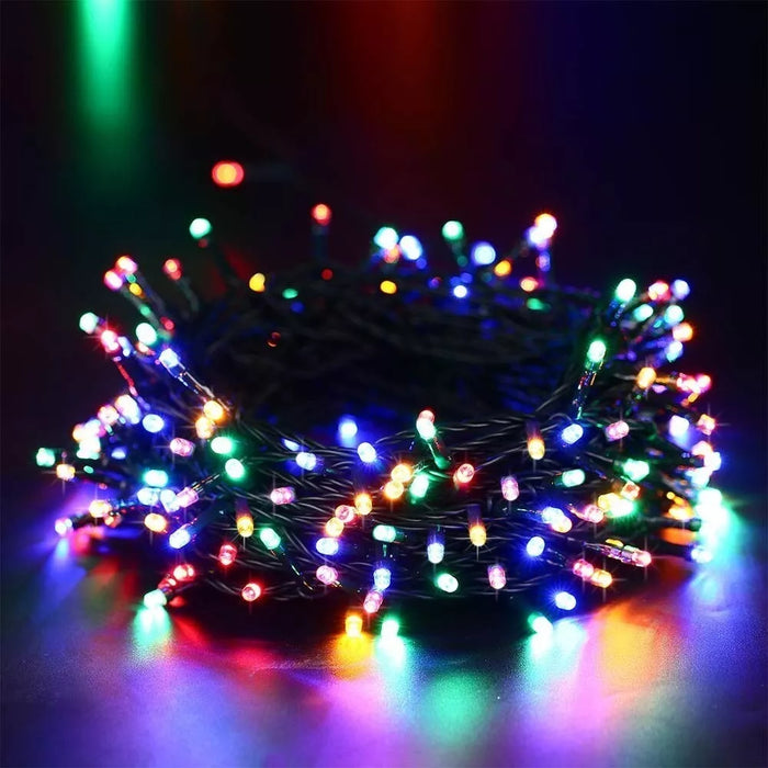 Guirnalda Luces Exterior Luces Navidad Solar Guirnaldas 100l