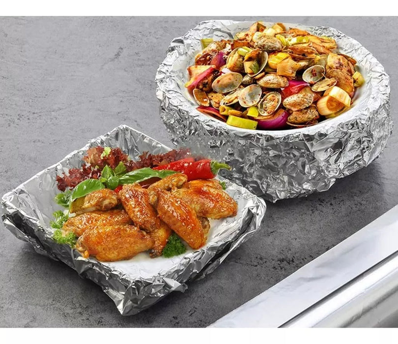 Papel Aluminio Para Cocina Hornear Hogar Alusa Foil 30cmx10m