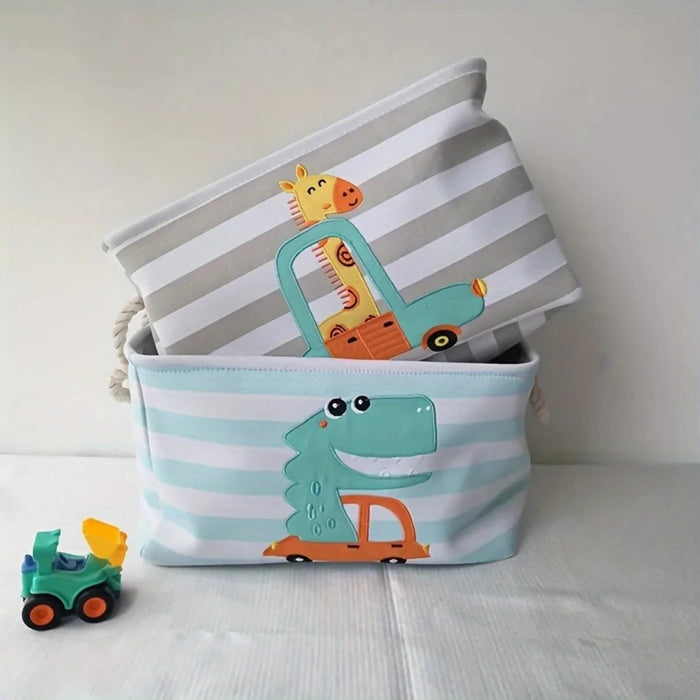 Cesta De Lavandería Plegable Infantil Canasto Ropa 21x41 Cm