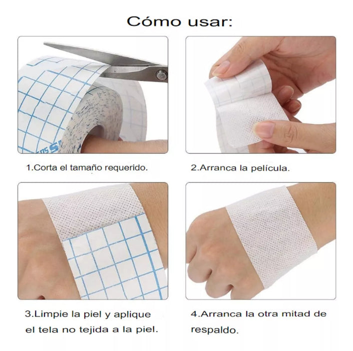 Esparadrapo Cinta Quirurgica Stretch 5 Cm X 10 M Venda Gasa