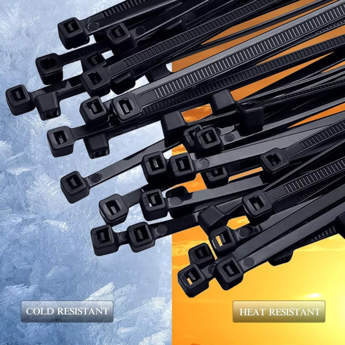 100 Amarra Plastica Multiusos Para Cable Nylon 100mm X 2.5mm