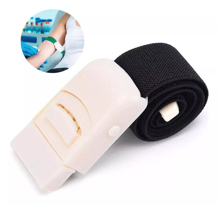 Torniquete Con Broche Ligadura Para Toma De Muestra Elastico