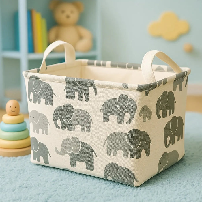 Cesta Plegable De Lavandería Infantil Canasto Ropa