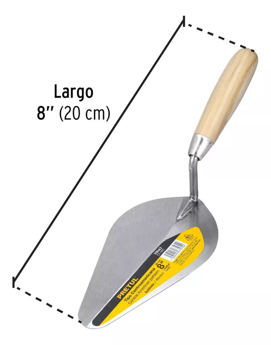 Cuchara Albañil Espatula Lengueta 8 Pulgada Aparejo Albañil