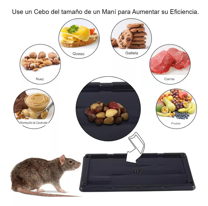 Trampa Pegajosa Ratones Repelente Ratas Desratizacion 48 Rb