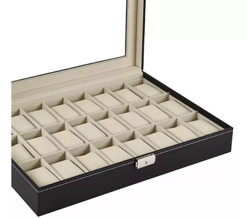 Caja Organizador Relojes Estuche Para Relojes Relojeria 24pc