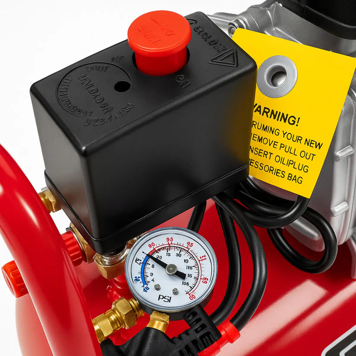 Compresor Aire Electrico Portatil Monofasica 2.5hp 30 Litros