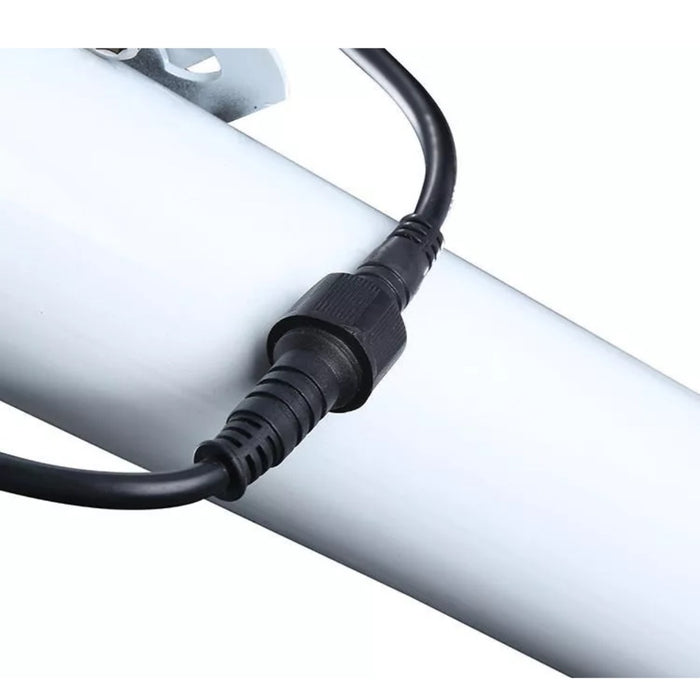 Foco Solar Exterior 100w Luminaria Soporte + Panel Solar