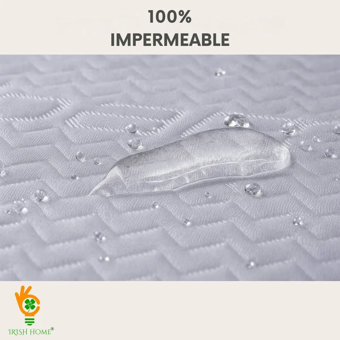 cubre Colchón Protector Impermeable Lavable Transpirable y Ajuste Elástico