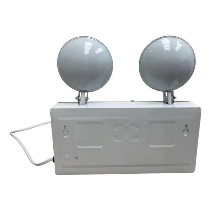 Lampara Emergencia Luz Led 2 Focos Recargable Automatica 220