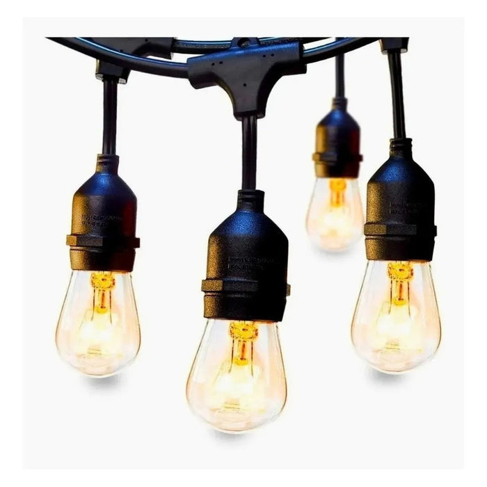 Soquete Guirnalda Luces Guirnalda Soquete Exterior Cadena 5m
