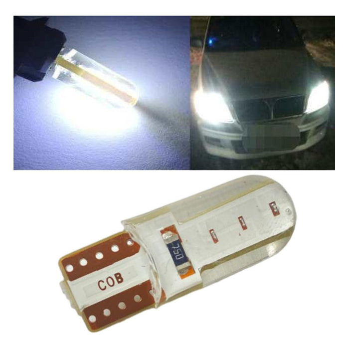 Set 2 Led Posicion T20 Siliconado Cambus Ampolletas Led 12v