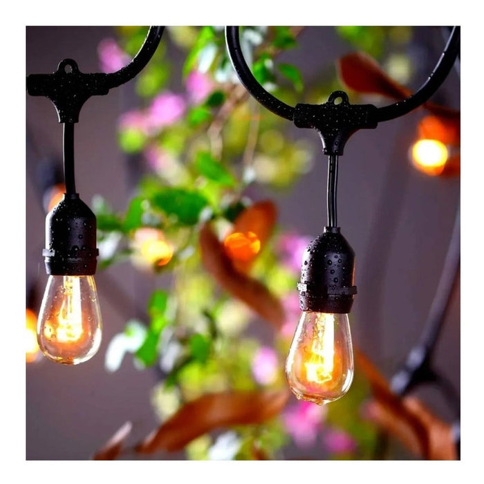 Soquete Guirnalda Soquete Exterior Luces Guirnalda Cadena 5m