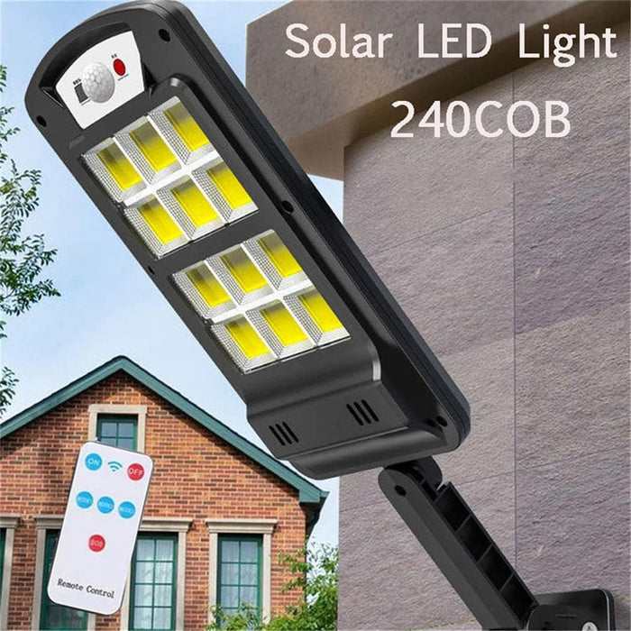 Focos Led Exterior 45 Watts Reflector Solar Soporte 240 Cob