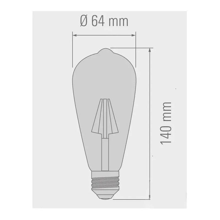 Ampolleta Vintage Ampolletas E27 Ampolleta Led Vintage 8w
