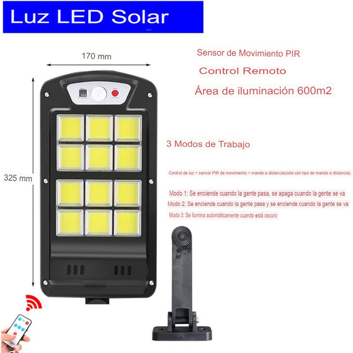 Focos Led Exterior 45 Watts Reflector Solar Soporte 240 Cob