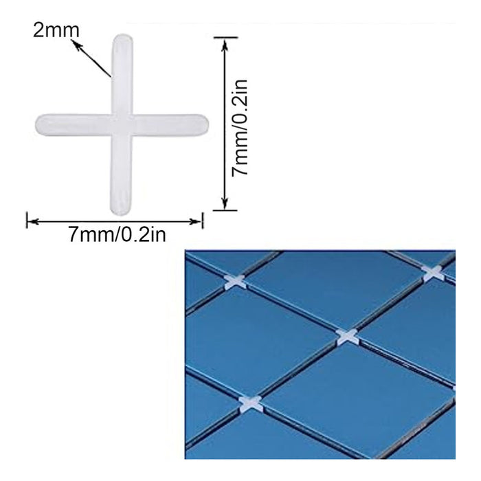 1000 Separador Porcelanato Niveladores Sistema 2mm Nivelador