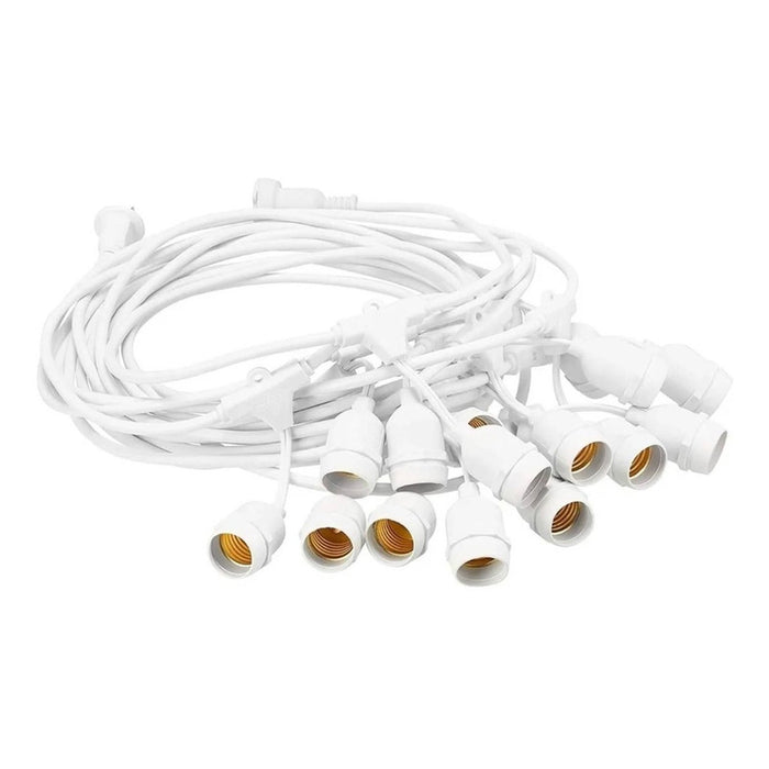 Soquete Guirnalda Soquete Exterior Luces Guirnalda Cadena 5m