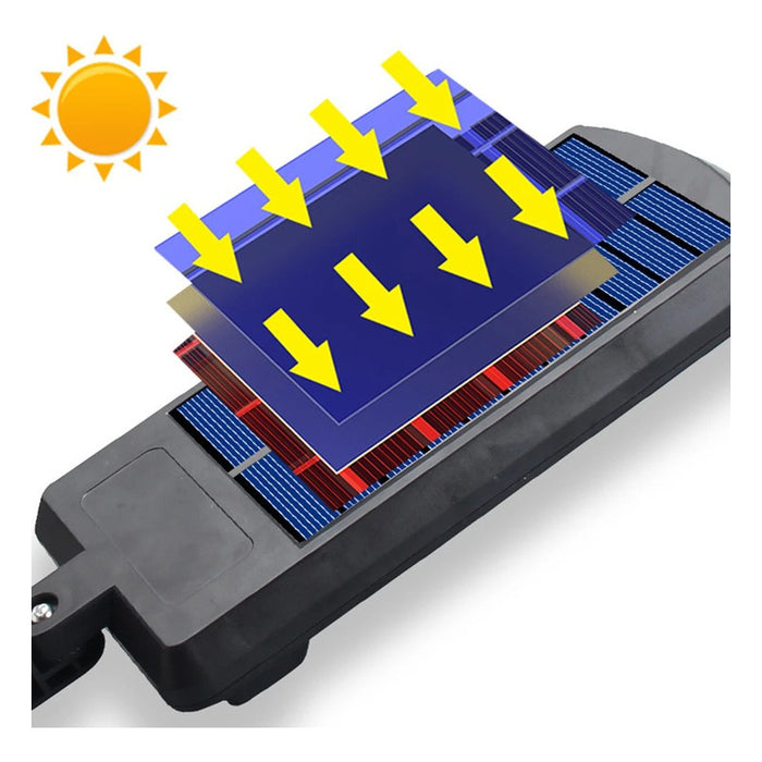 Focos Led Exterior 45 Watts Reflector Solar Soporte 240 Cob