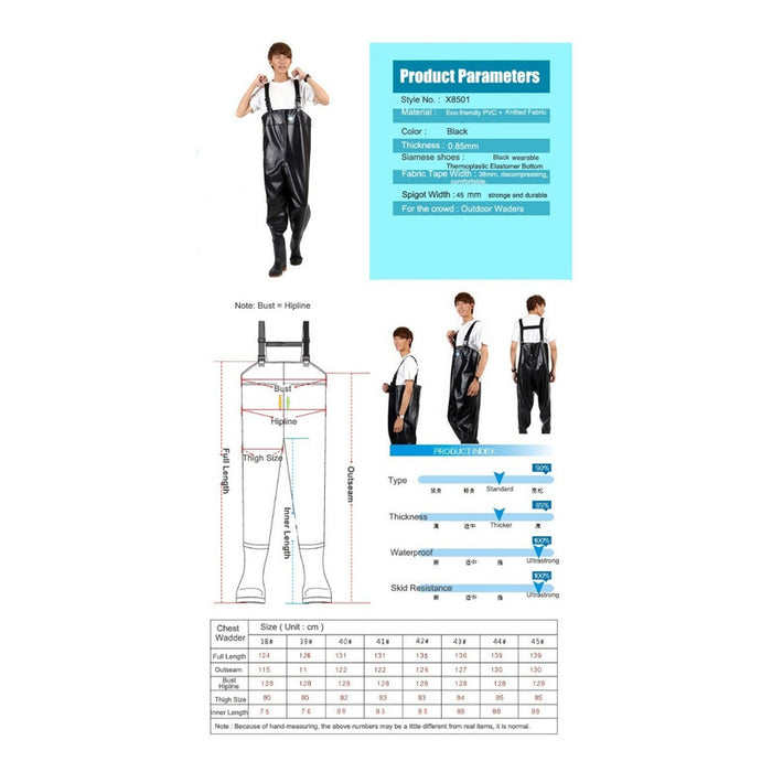 Wader De Pesca Wader Respirable Con Botas Traje Para Pescar