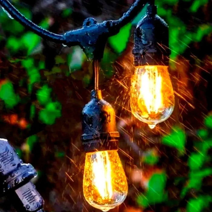 Soquete Guirnalda Luces Guirnalda Soquete Exterior Cadena 5m