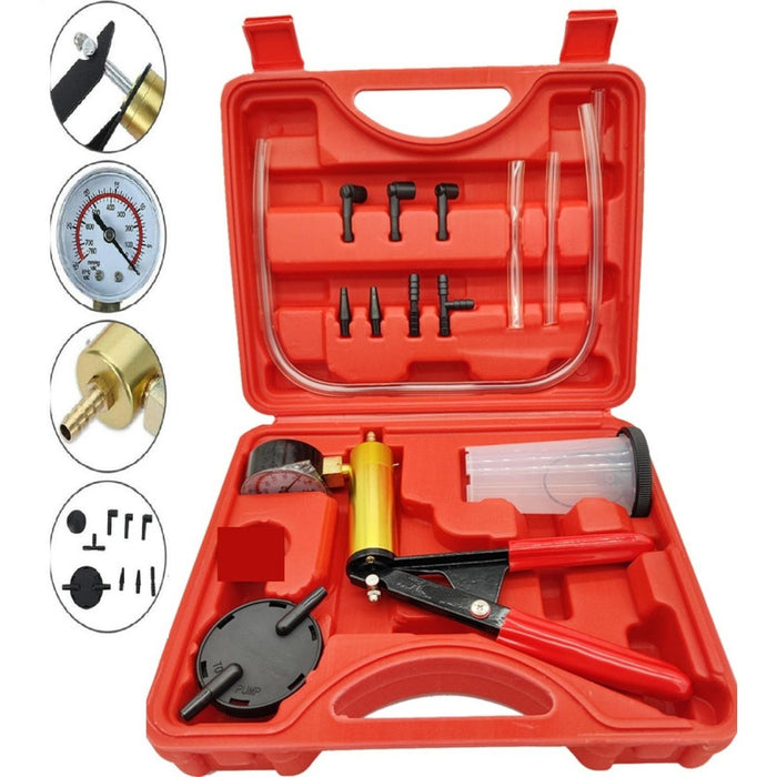 Kit Bomba Purgador Sangrador De Frenos Purgador Frenos