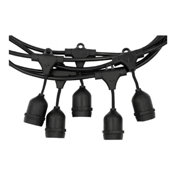 Soquete Guirnalda Soquete Exterior Luces Guirnalda Cadena 5m